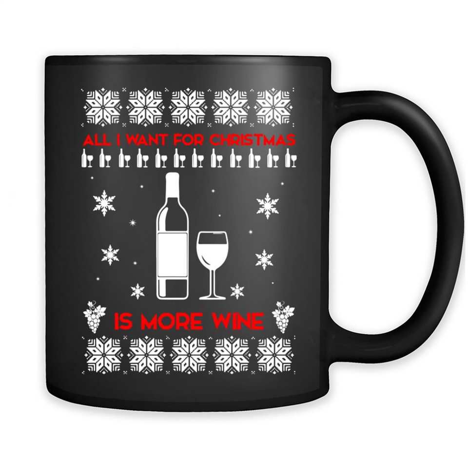 All I Want For Christmas is Wine Ugly sweater PINGPONG