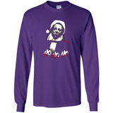 Santa Michael Myers Ho Ho Ho Merry Christmas Sweatshirt - Long Sleeve T-Shirt