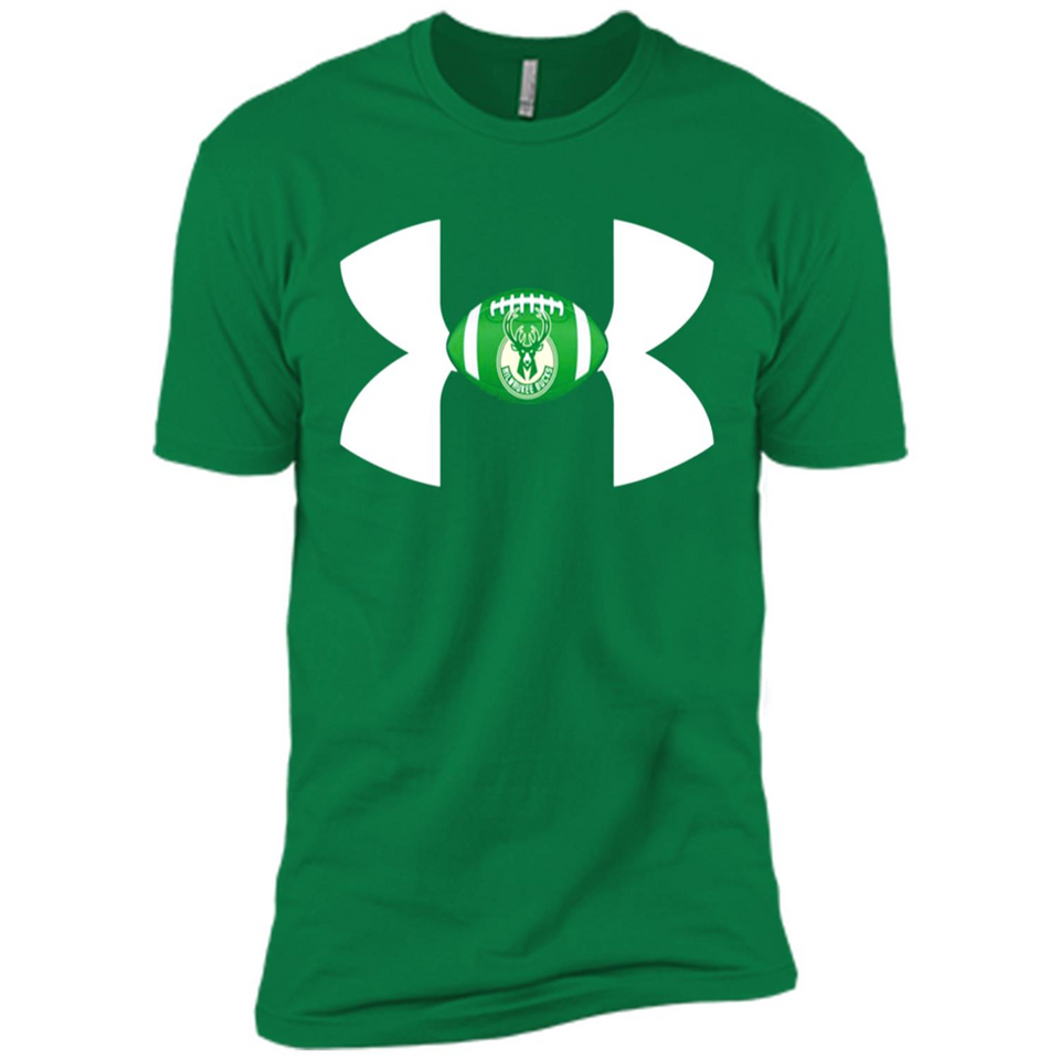 Milwaukee Bucks Under Armour Logo - Premium Short Sleeve T-Shirt