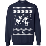 Rudolph and Clarice Ugly Christmas Sweater - Sweatshirt