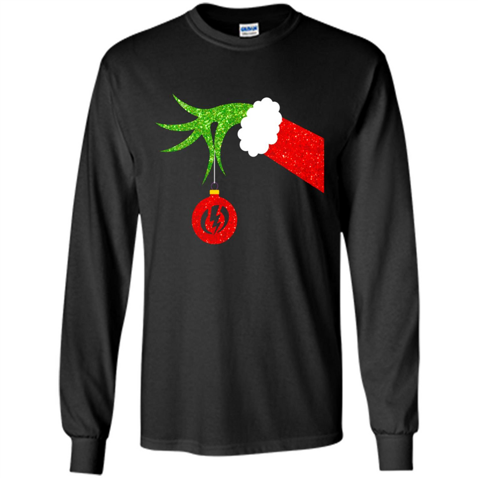 Funny Grinch Hand Holding Electric Ornament Christmas PING PONG