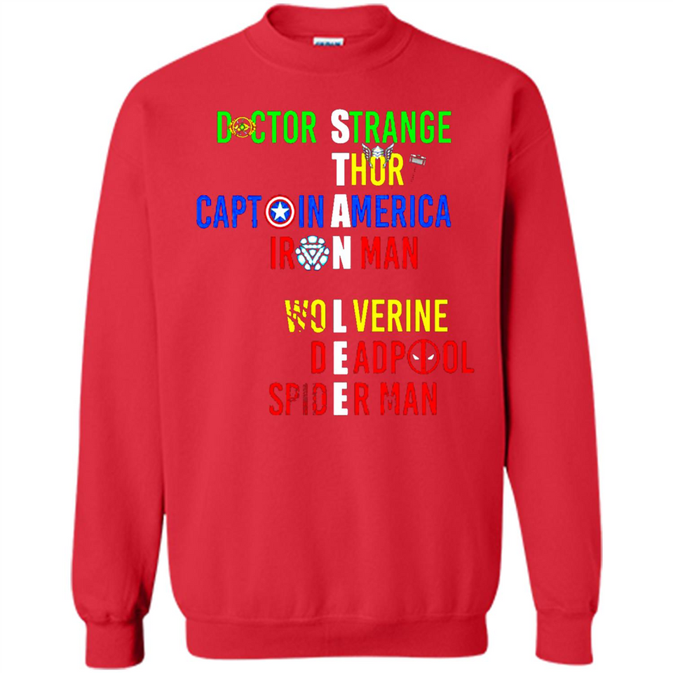 RIP Stan Lee Doctor Strange Thor Caption America Iron Man Shirt PINGPONG - Sweatshirt