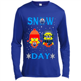 Snow Day Shirt For Edmonton Oilers Vs Minion Fans pingpong