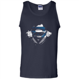 Carolina Panthers And Superman Fans - Tank Top