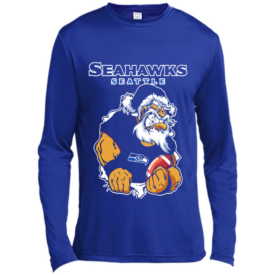 Grumpy Santa Claus Seahawks Seattle Football Team PINGPONG