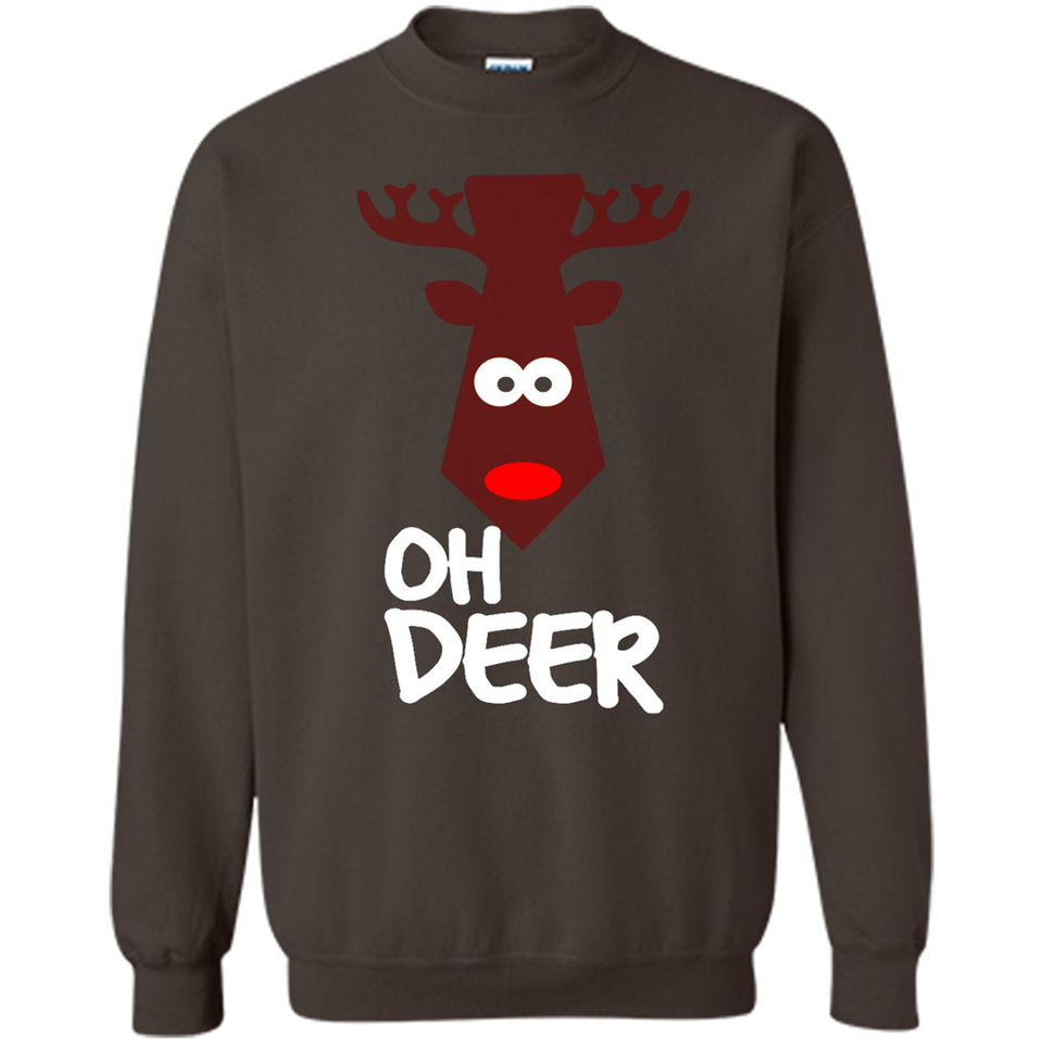 Oh Deer Christmas Reindeer Black mugs PINGPONG - Sweatshirt