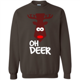 Oh Deer Christmas Reindeer Black mugs PINGPONG - Sweatshirt