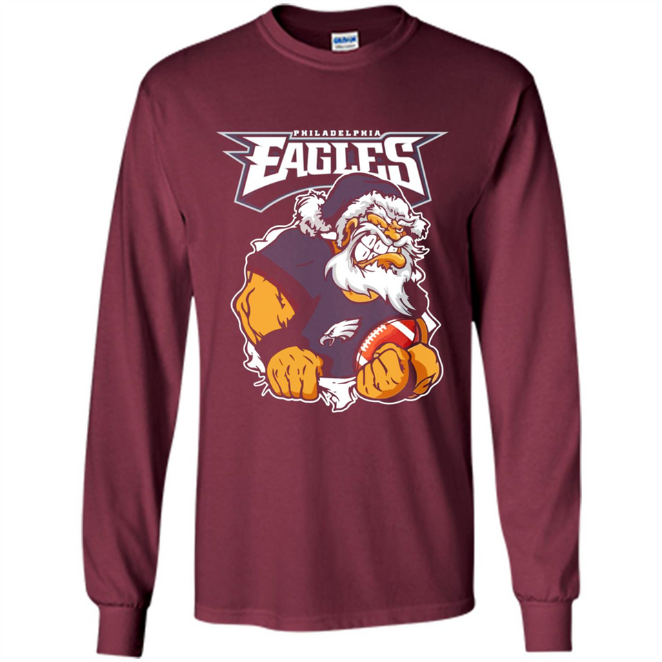Grumpy Santa Claus Philadelphia Eagles Football Team PINGPONG