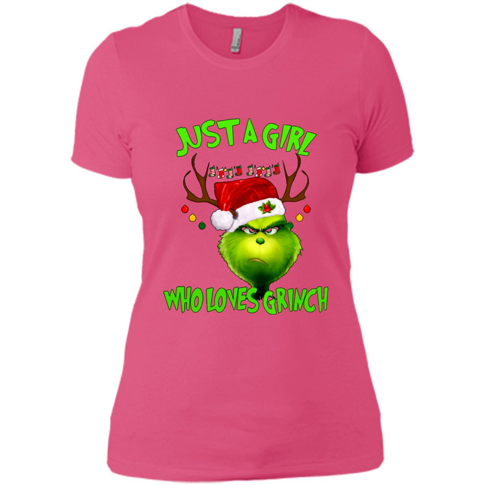 Just a Girl Who Loves Grinch Christmas PING PONG