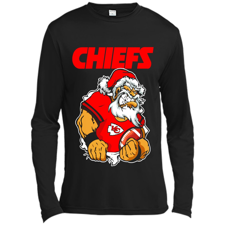 Grumpy Santa Claus Kansas City Chiefs Football Team PINGPONG