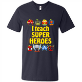 I Teach Super Heroes Funny Marvel - Men's V-Neck