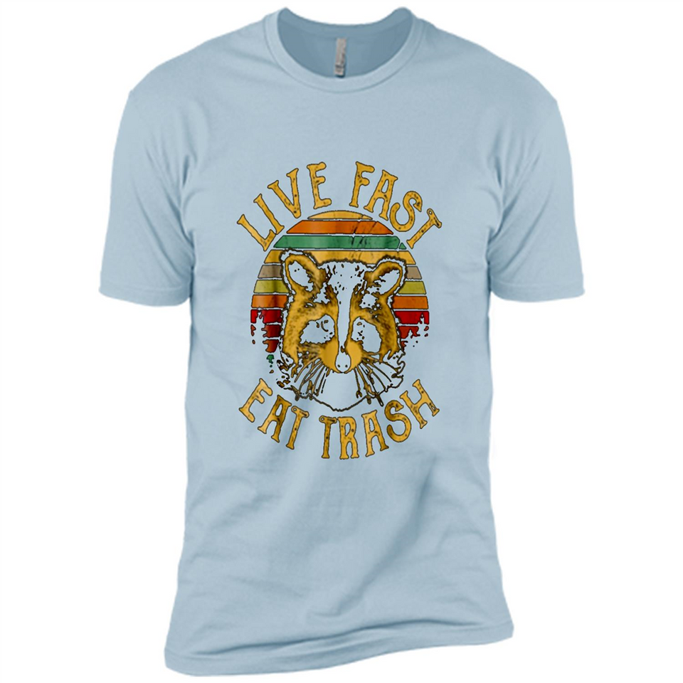 Live fast eat trash bear vintage camping PINGPONG