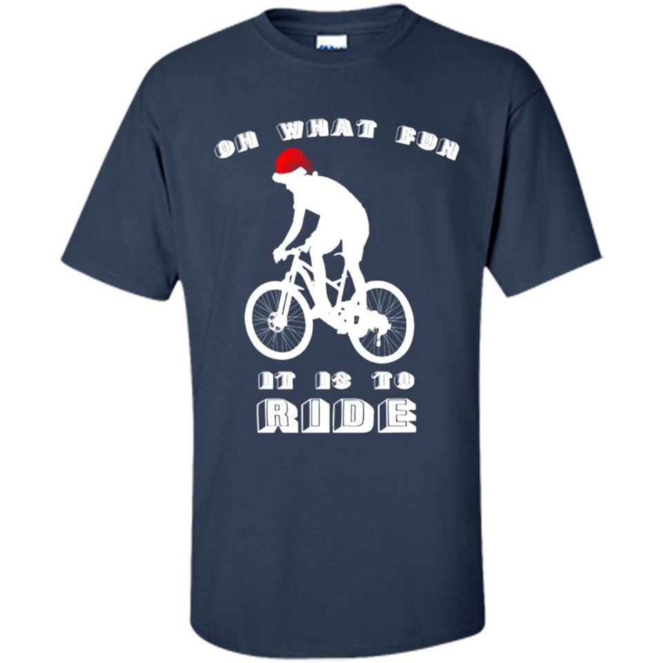 Christmas Mountain Biking Shirt Mountain Biker Christmas