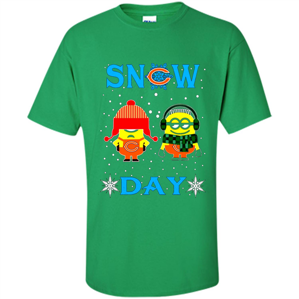 Snow Day Shirt For Chicago Bears Vs Minion Fans pingpong