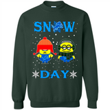 Snow Day Shirt For Detroit Lions Vs Minion Fans pingpong