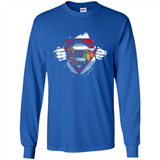 Chicago Blackhawks And Superman Fans - Long Sleeve T-Shirt