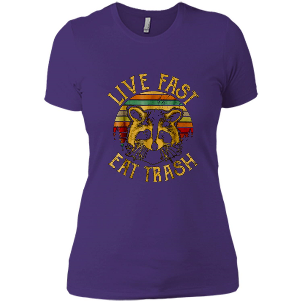 Live fast eat trash bear vintage camping PINGPONG