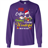 Pug Coffee Wonderful Christmas