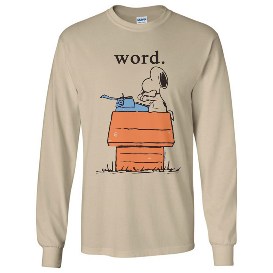 Snoopy Word - Long Sleeve T-Shirt