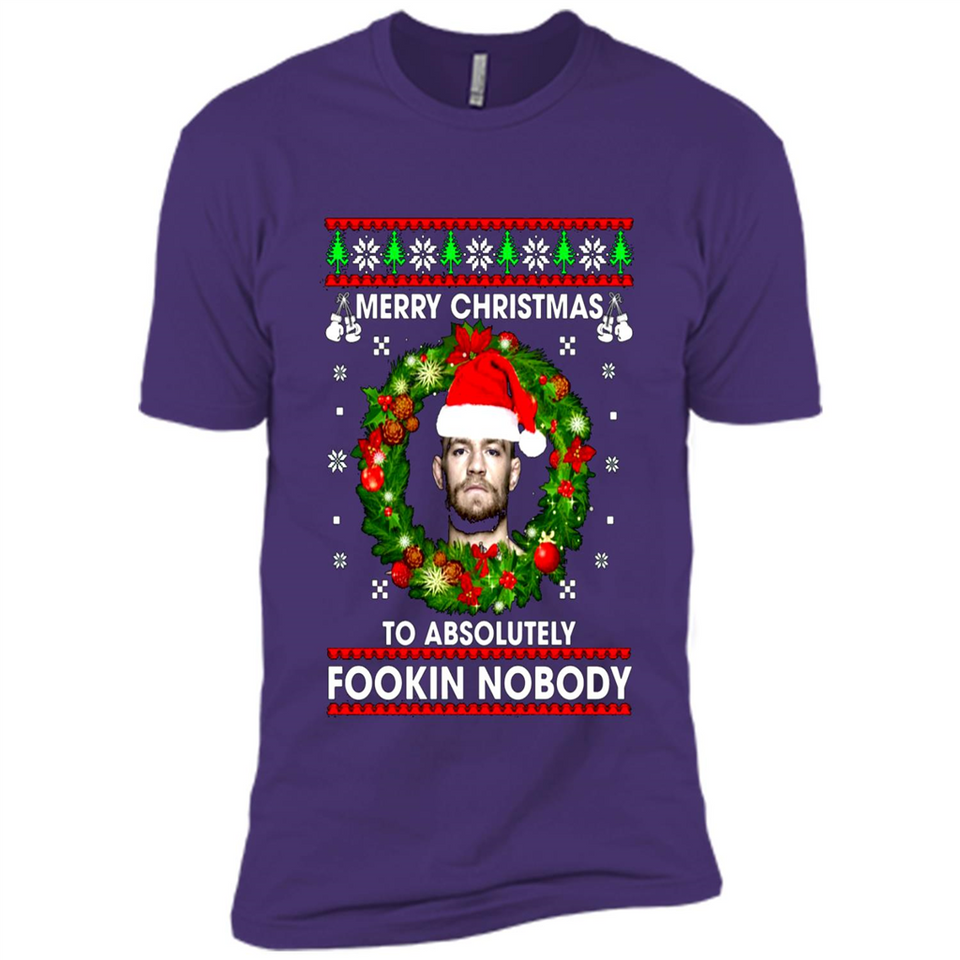 Merry Fookin Christmas Conor Mcgregor sweater PINGPONG