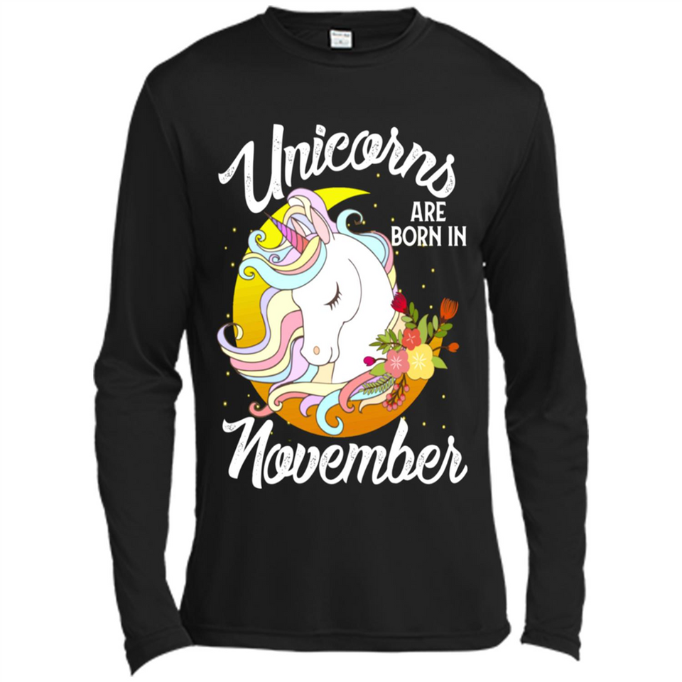 Unicorns Are Born In November Magical Rainbow