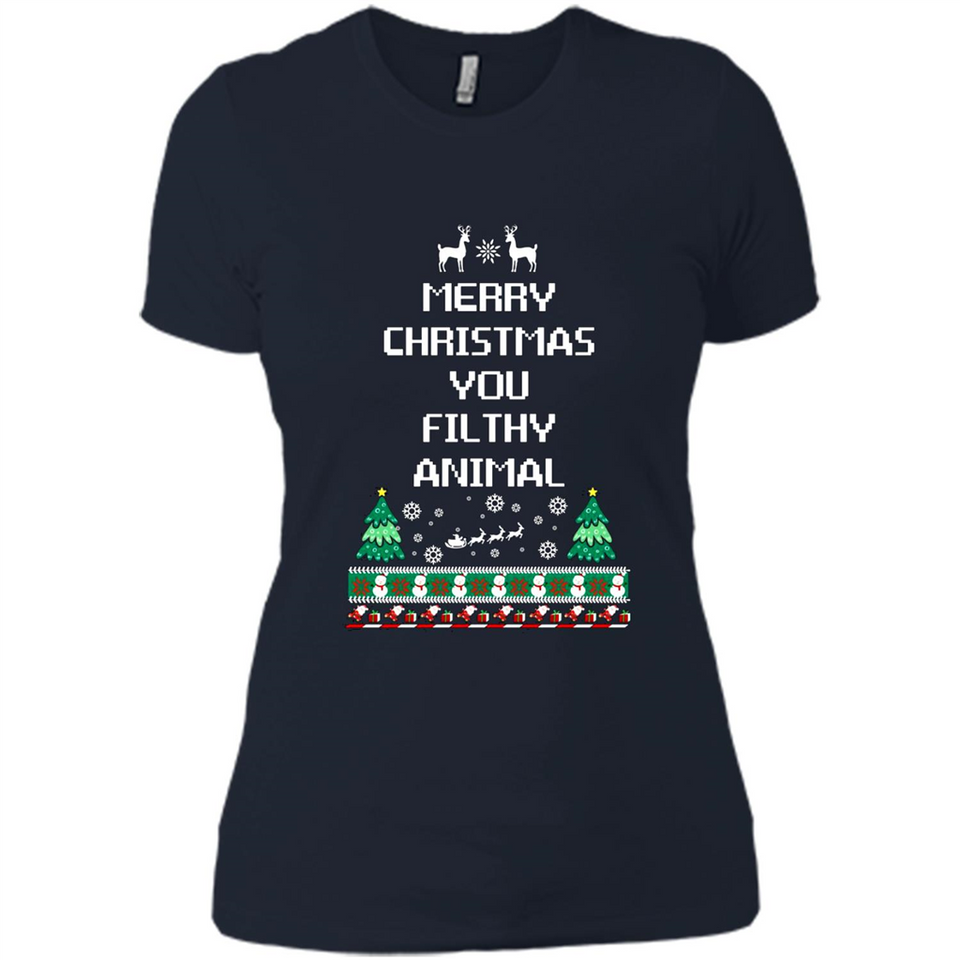 Merry Christmas You Filthy Animal Sweatshirt PINGPONG