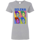 Selena Gomez Light Color - Ladies Short-Sleeve