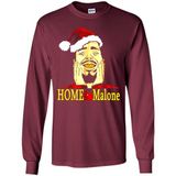 Home Malone Shirt Post Malone Christmas Sweatshirt - Long Sleeve T-Shirt