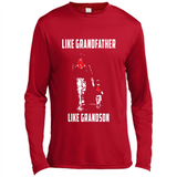 Boston Red Sox GrandFather Like GrandSon - Canvas Long Sleeve T-Shirt