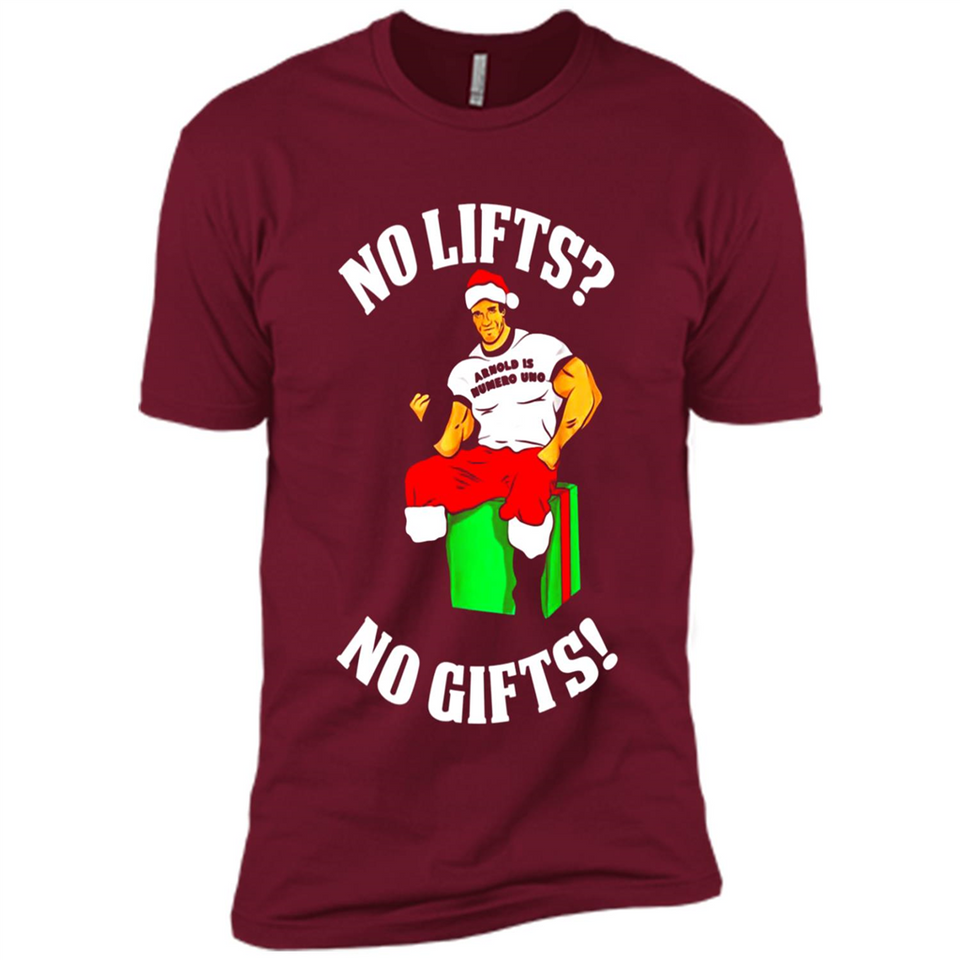 Arnold Is Numero Uno No Lifts No Gifts Christmas PINGPONG