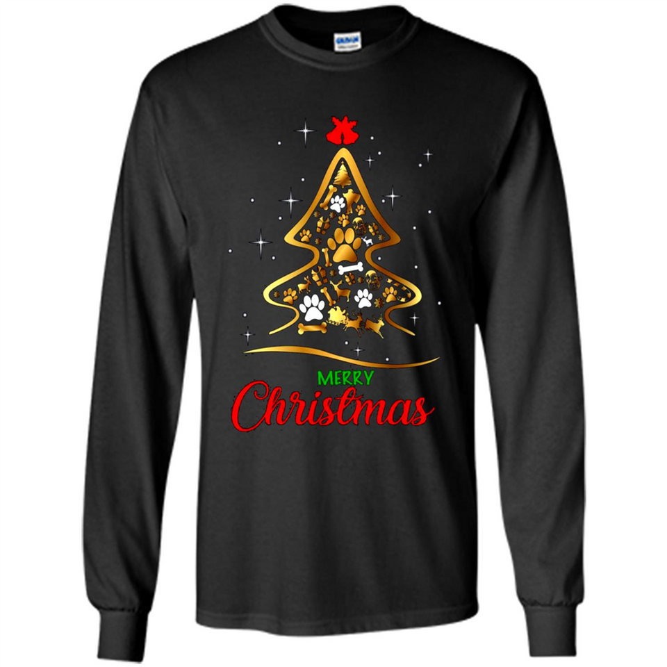Merry Christmas Dogs Christmas Tree sweater PINGPONG