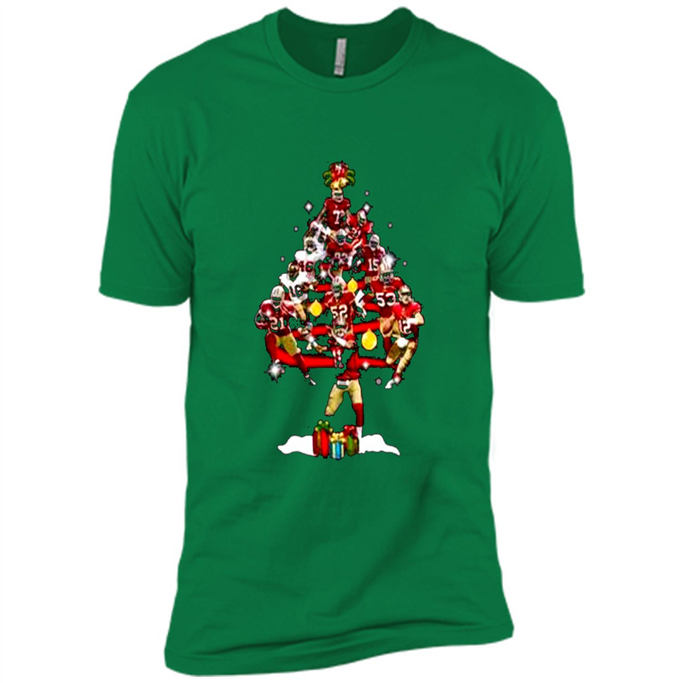 San Francisco 49ers Players Christmas Tree PINGPONG