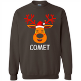 Comet Santa Claus Funny Xmas Holiday T-Shirt - Sweatshirt