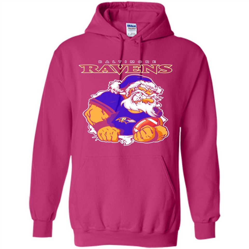 Grumpy Santa Claus Baltimore Ravens Football Team PINGPONG