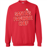 Funny Christmas Clothes - Santas Favorite Chef - Sweatshirt