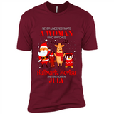 Never Underestimate A July Woman Watches Hallmark Movies Sweatshirt PINGPONG