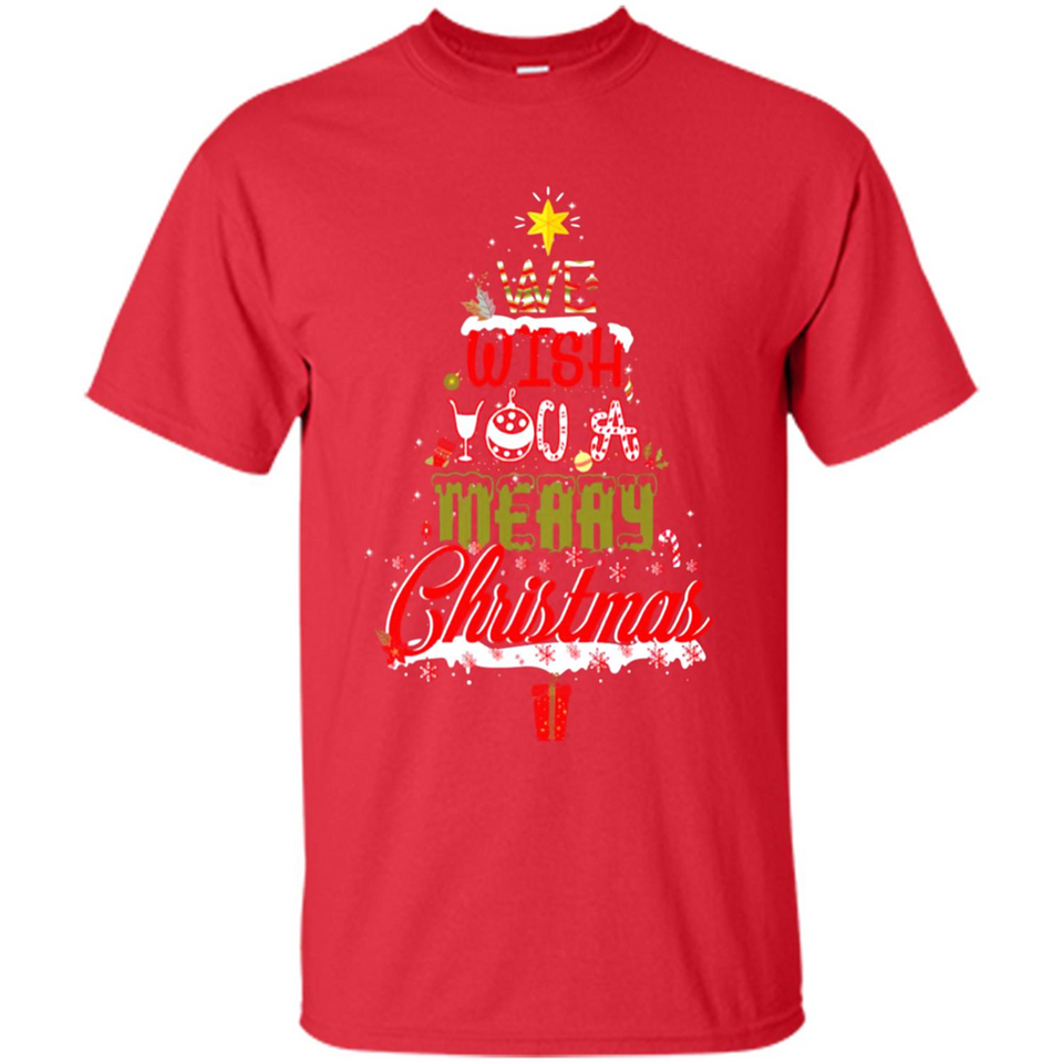 We Wish You A Merry Christmas Funny Pine Gift Sleeve - Shirt