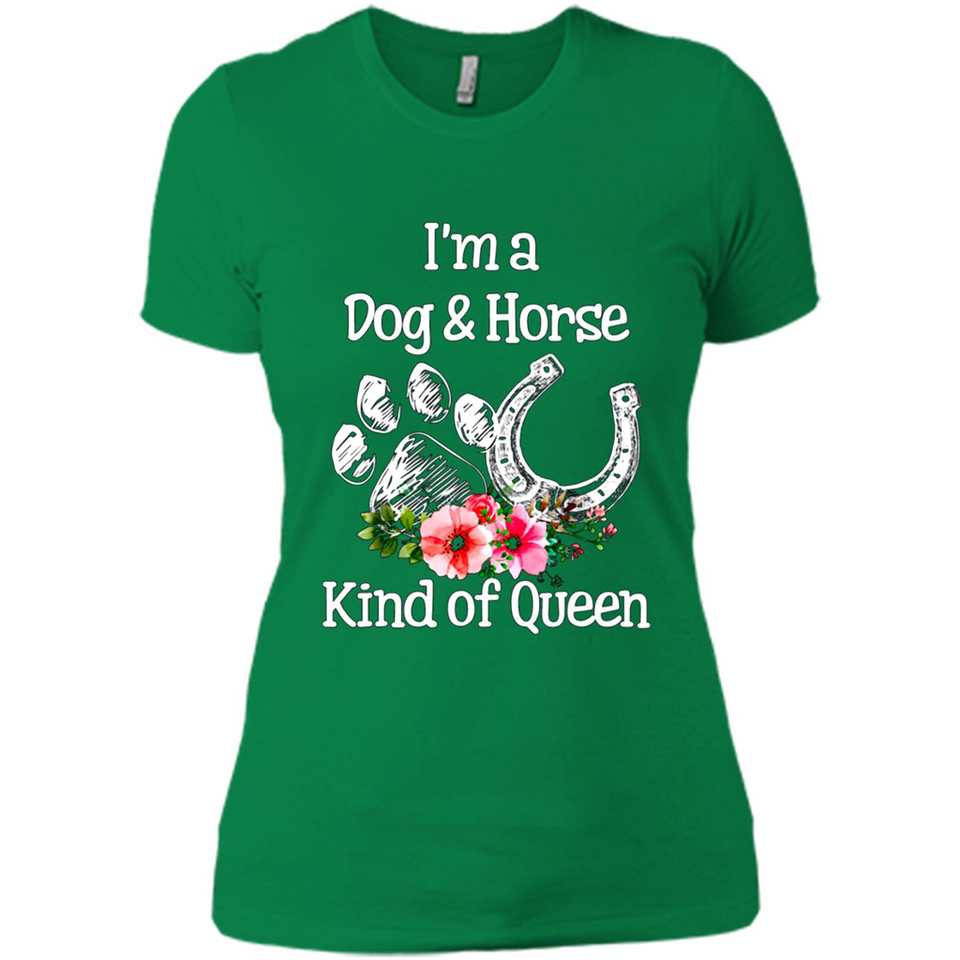 I'm A Dog & Horse Shirt Animal Lover Gift