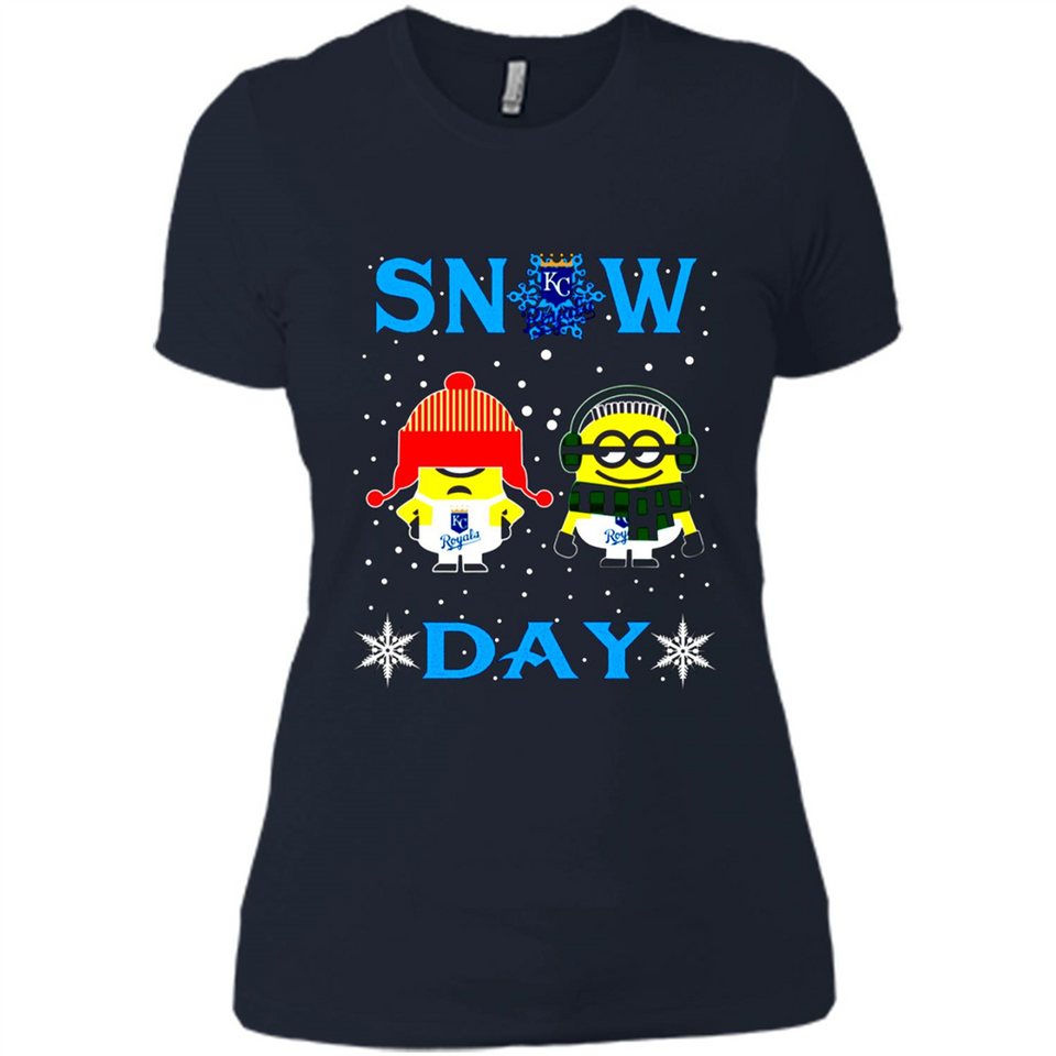 Snow Day Shirt For Kansas City Royals Vs Minion Fans pingpong