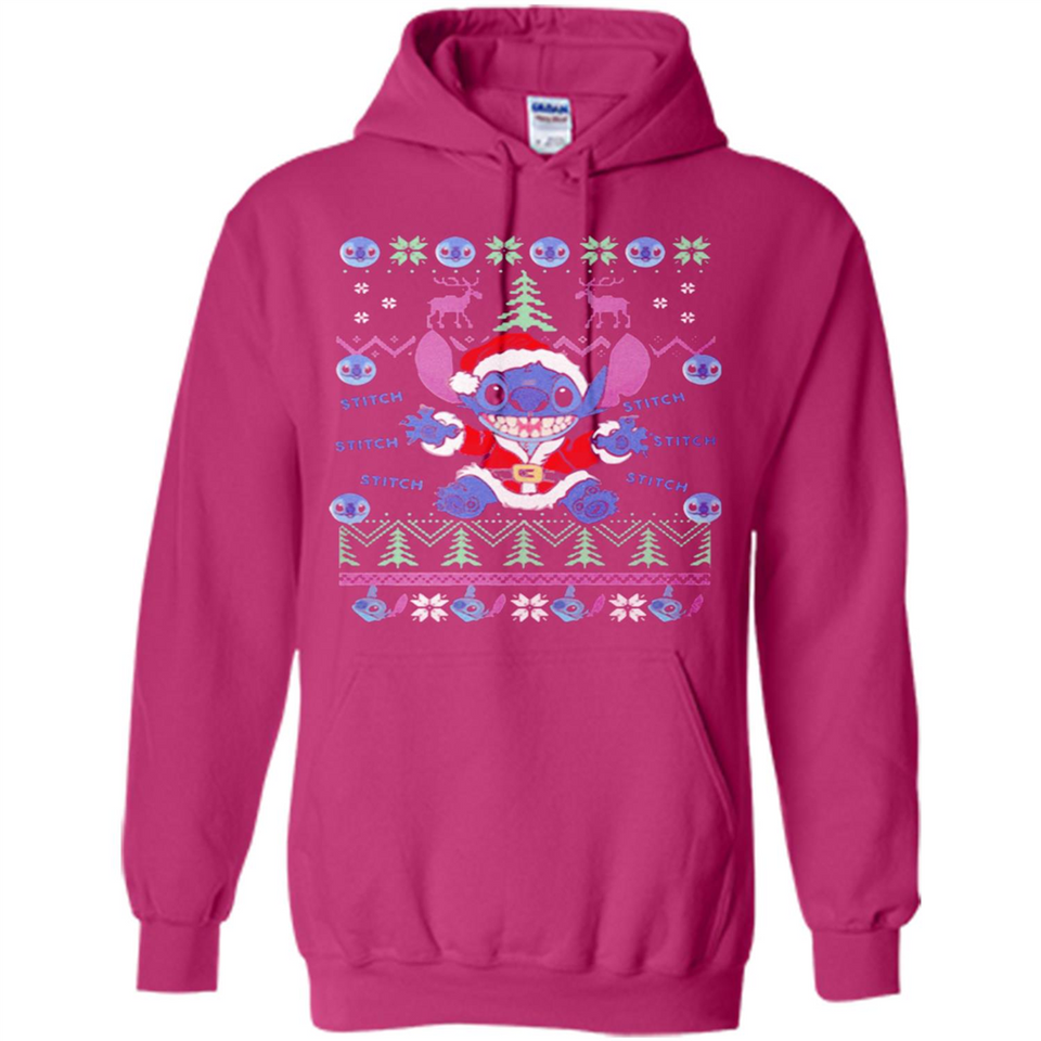 Stitch ugly christmas sweater - Hoodie