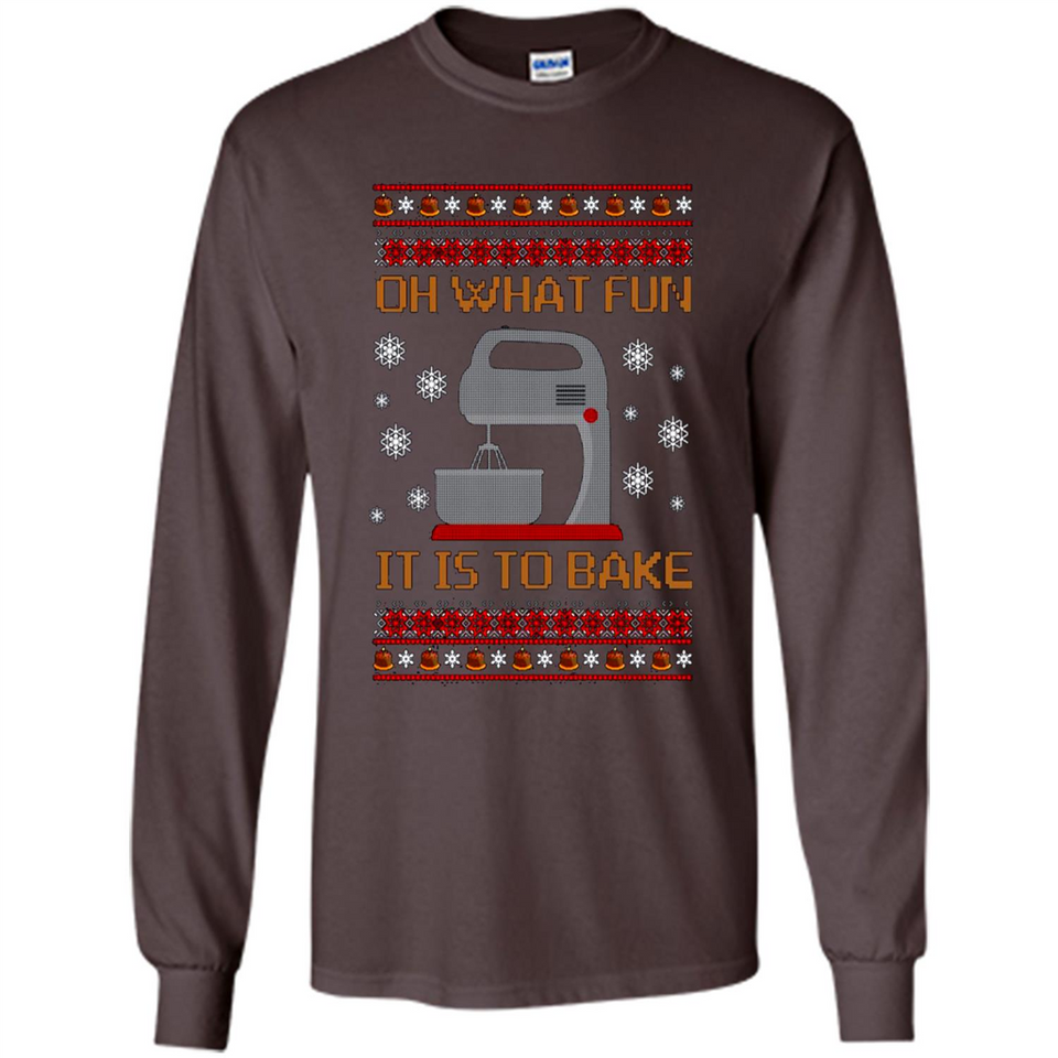 Oh What Fun It Is To Bake Ugly Christmas sweater Sweater PINGPONG