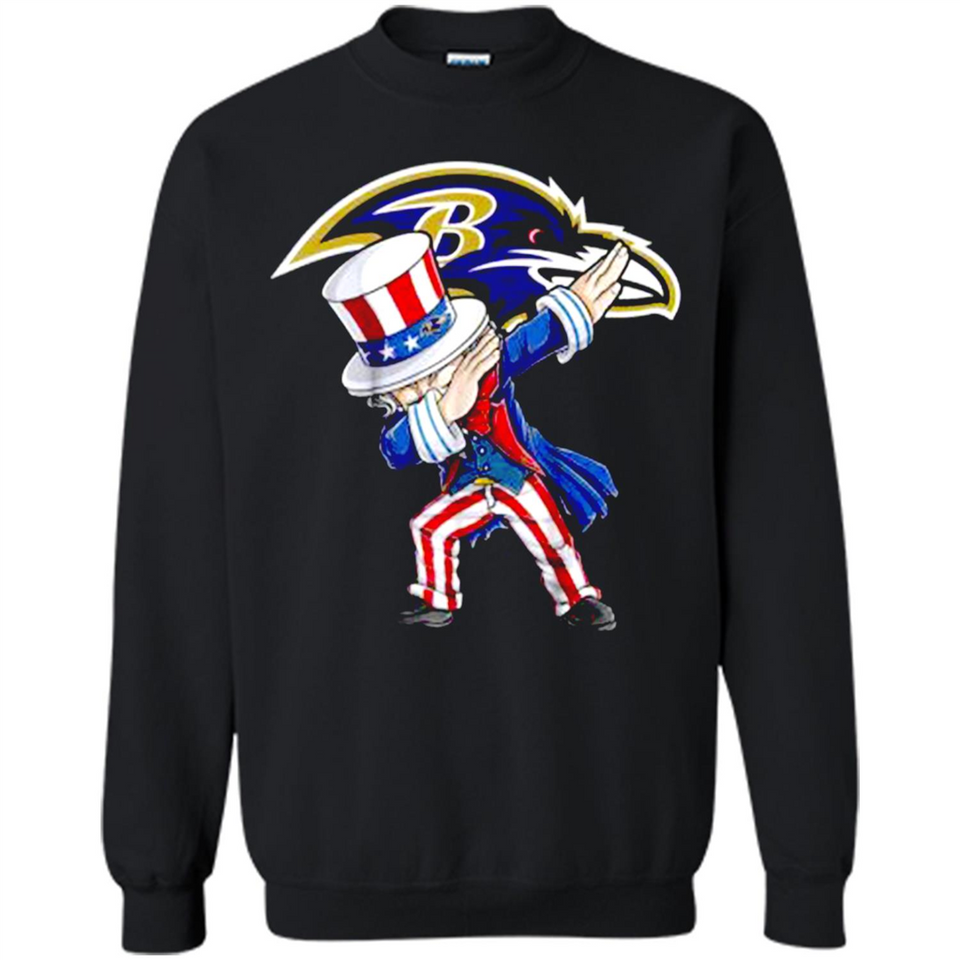NFL BALTIMORE RAVENS UNCLE SAM DABBING INDEPENDENCE DAY