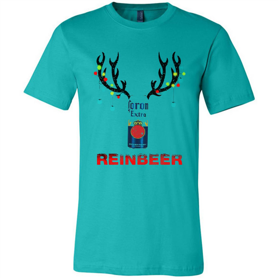 Corona Extra reinbeer Christmas - Canvas Unisex T-Shirt