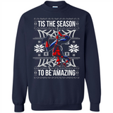Marvel Spider Man Tis The Season To Be Amazing Ugly Christmas Mug PINGPONG - Sweatshirt