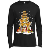 Tiger Christmas Tree Funny Merry Christmas - Canvas Long Sleeve T-Shirt