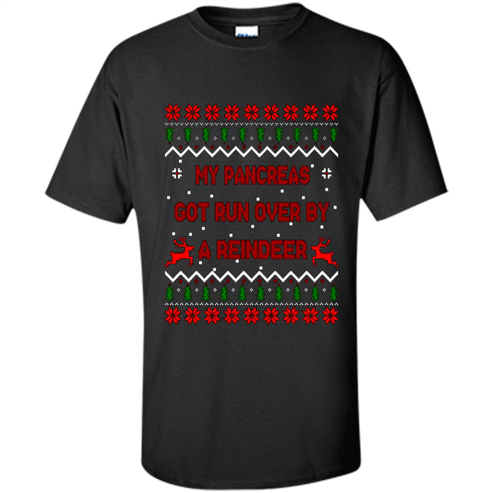My Pancreas Got Run Over By A Reindeer Diabetes Christmas sweater PINGPONG