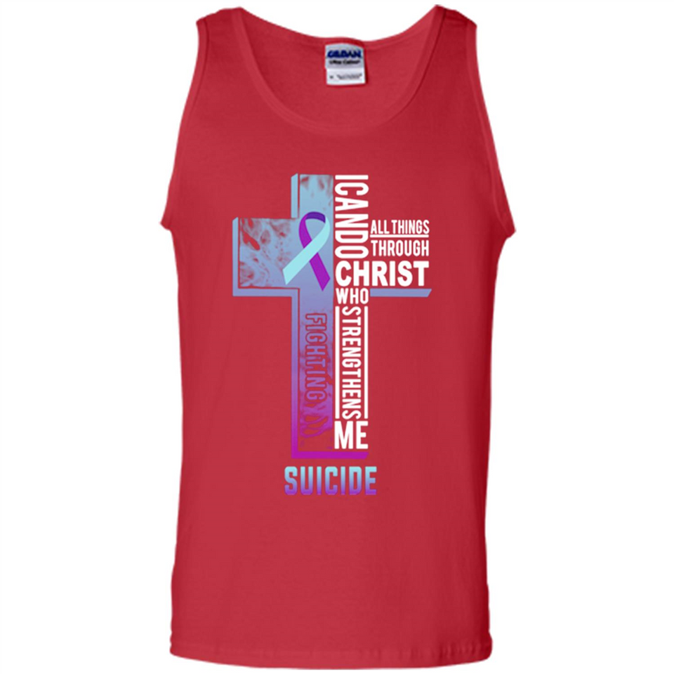 I can do all things through christ who strengthens me fighting Suici e Jesus