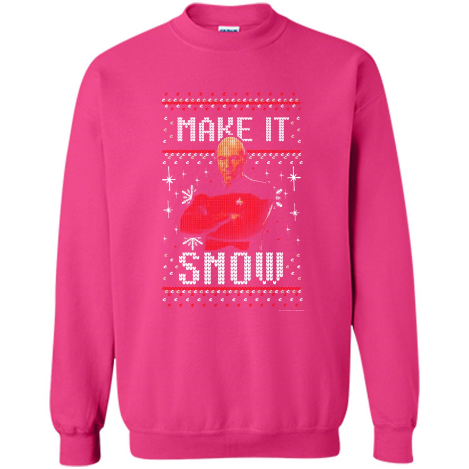 Make It Snow Jean-Luc Picard Star Trek PINGPONG