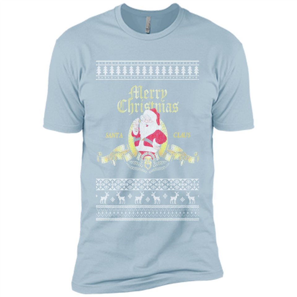 Christmas Santa Goldwyn Mayer Logo - Premium Short Sleeve T-Shirt