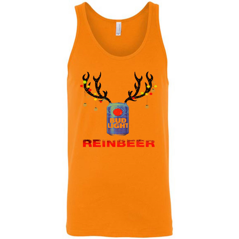 Bud light reinbeer Christmas - Canvas Unisex Tank